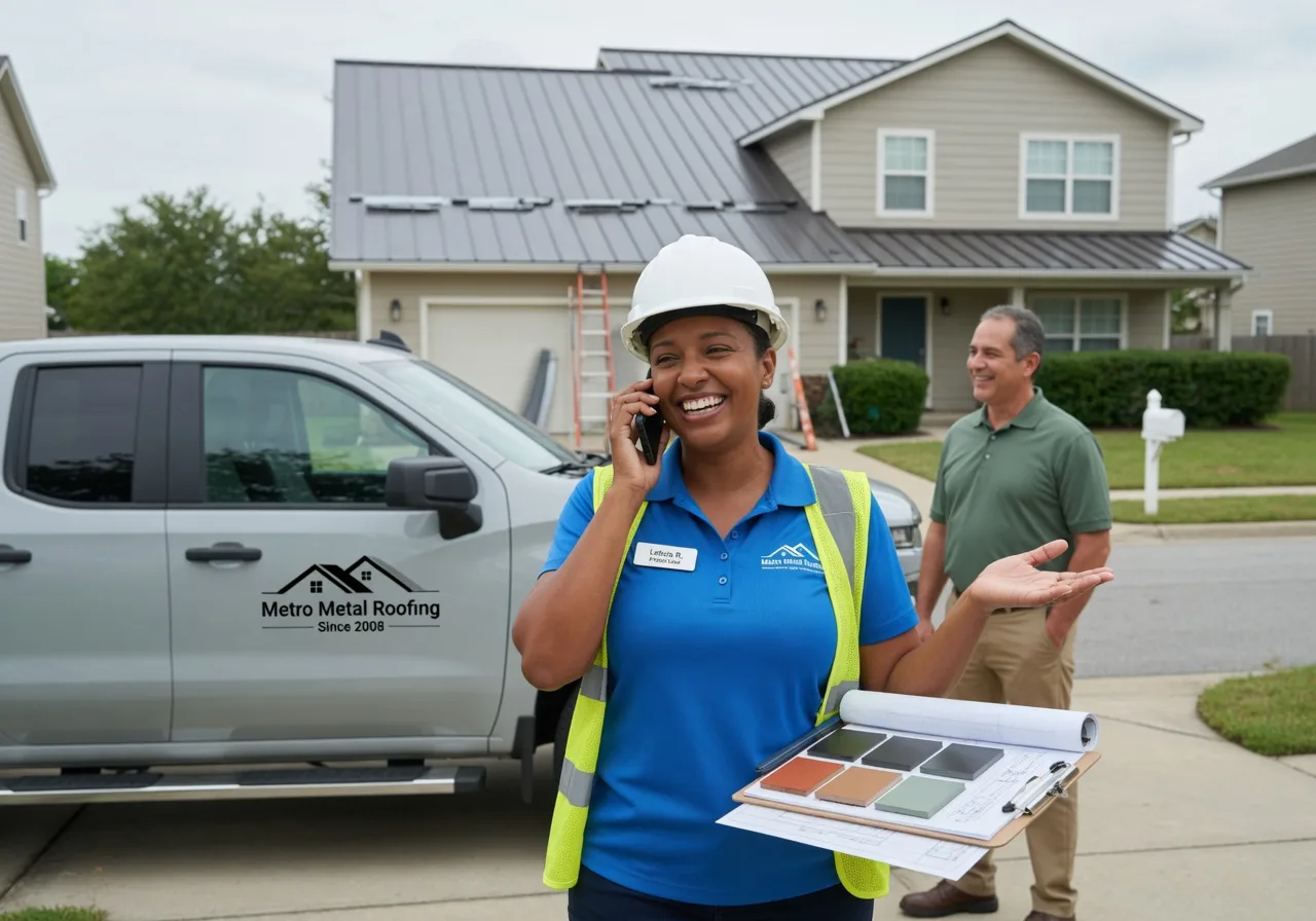 Storm Damage Metal Roof Repair in Fountain City, IN